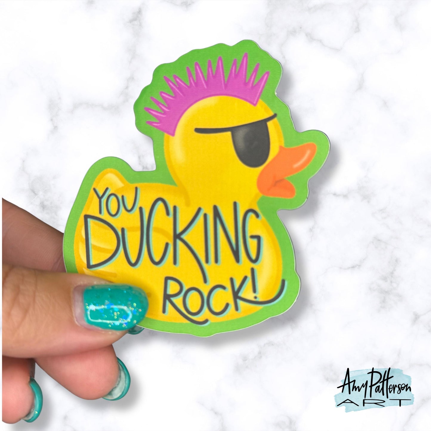 You Ducking Rock Sticker