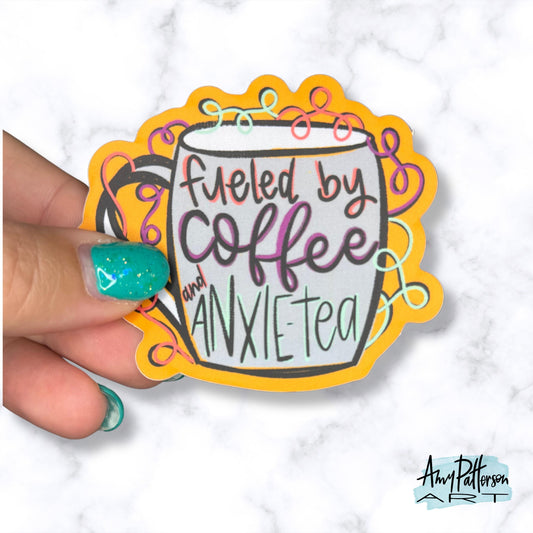 Coffee & Anxie-TEA Sticker