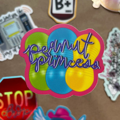 Peanut Princess Peanut Ball Sticker