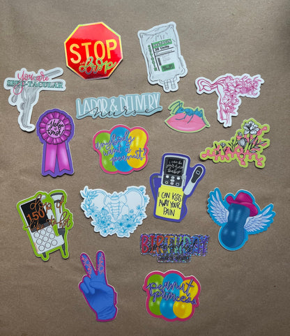 Labor & Delivery Mystery Sticker Bundle