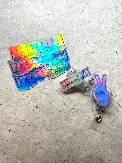 Dilation Station Holographic Sticker