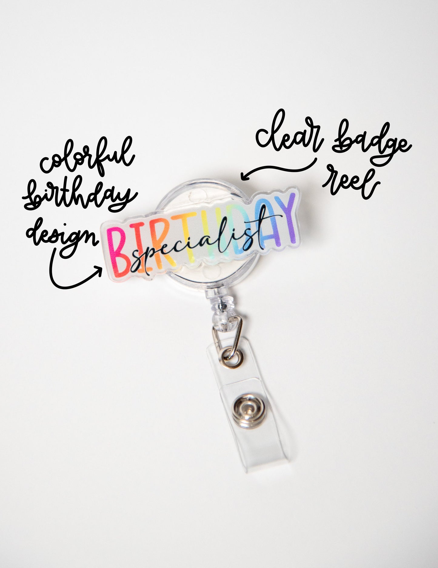 Birthday Specialist Badge Reel